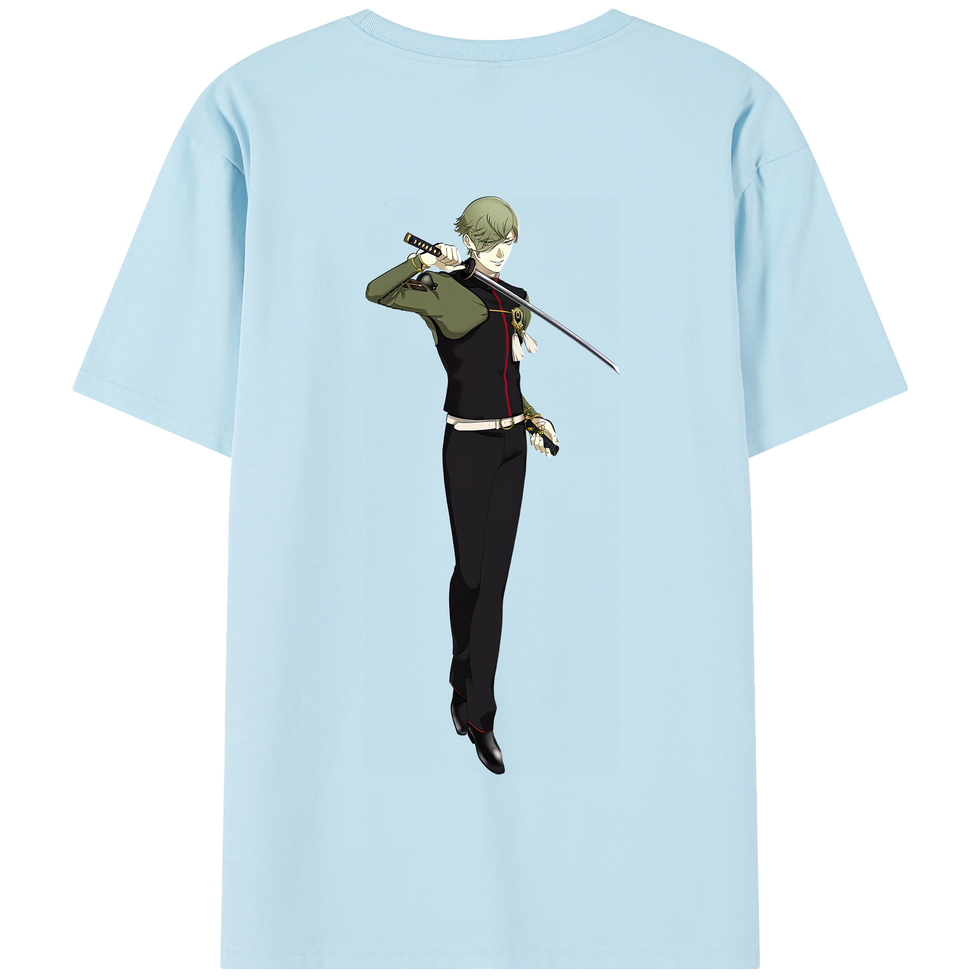 （画像用） 刀剣乱舞 Touken Ranbu 綿100％半袖Tシャツ（背面プリント）